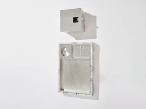 Serra Rolling Tray - White Marble