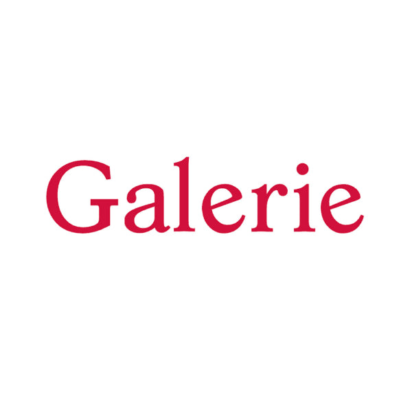The word 'Galerie' in a red serif typeface centered on a plain white background.